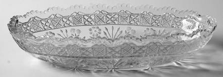 Horsemint Clear Pickle Dish