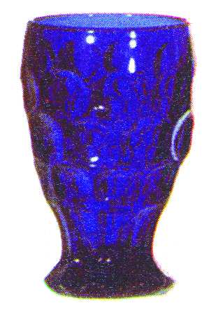 Provincial Cobalt Blue 9 Oz Footed Tumbler