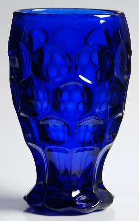 Provincial Cobalt Blue 12 Oz Footed Tumbler