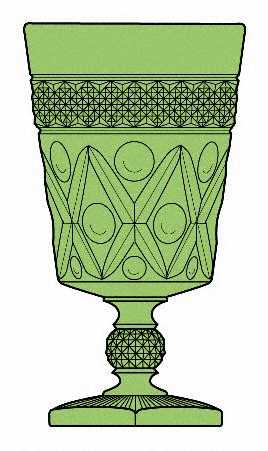 Cape Cod Fern Green by Imperial Glass-Ohio