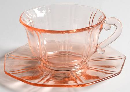 Artura Pink Cup & Saucer Set