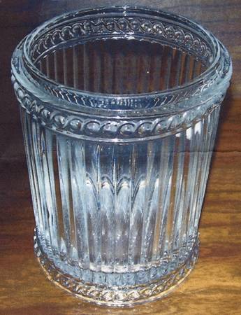 Three Faces Cracker Jar No Lid
