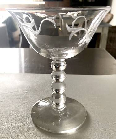 Ribbon Bow (Stem #3400) Champagne/Tall Sherbet