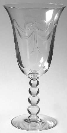 Ribbon Bow (Stem #3400) by Imperial Glass-Ohio