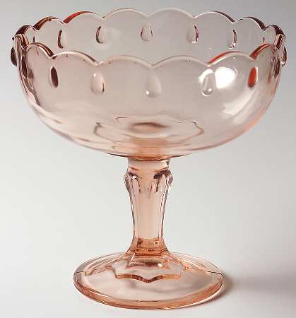 Teardrop Pink by Indiana Glass