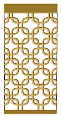 Golden Links by Imperial Glass-Ohio