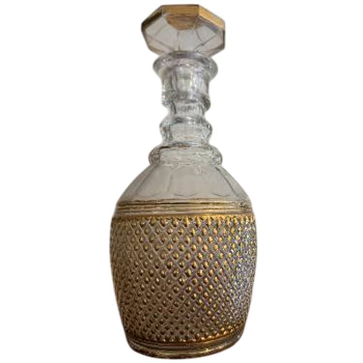 Mt. Vernon Gold Decanter & Stopper