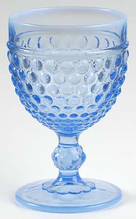 Early American Hobnail Blue Opale by Imperial Glass-Ohio