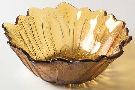 Lily Pons Amber 7" Round Bowl