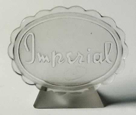 Advertising Signs by Imperial Glass-Ohio