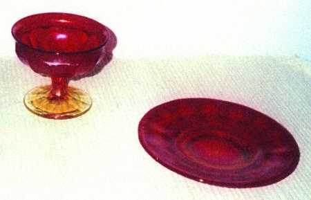 Chesterfield Amberina by Imperial Glass-Ohio