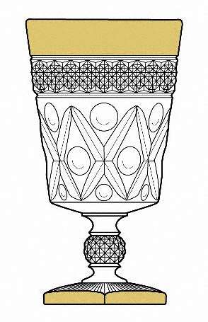 Cape Cod (Gold Trim) by Imperial Glass-Ohio
