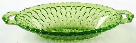 Honeycomb Green Pickle Dish