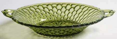 Honeycomb Green 9" Round Relish