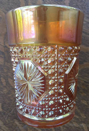 Amelia Marigold Carnival Flat Tumbler