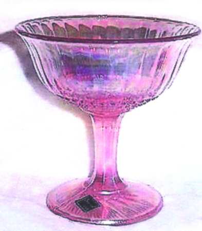 Huckabee Pink Carnival by Imperial Glass-Ohio