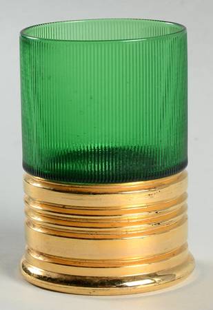 Big Shots Green Flat Juice Glass
