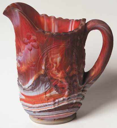 Windmill Red Slag by Imperial Glass-Ohio