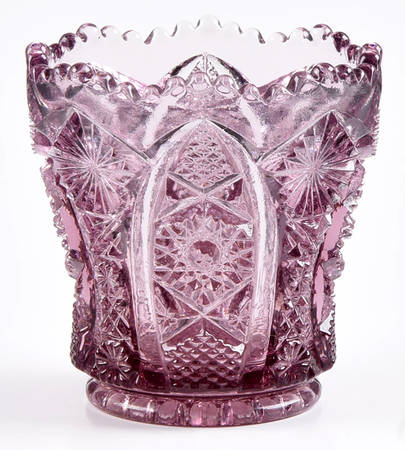 Daisy and Button Amethyst Toothpick Holder