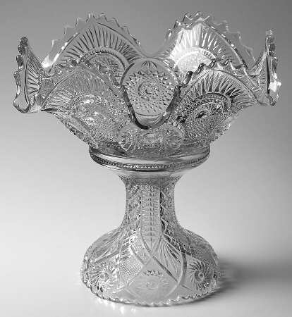 Twins Clear Large Fruit Bowl & Base