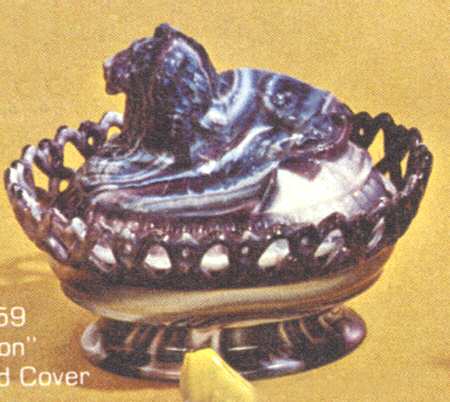 Animals & Figurines #159 Atterbury Lion Box with Lid