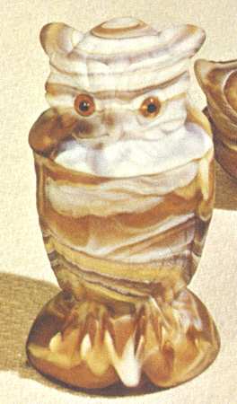 Animals & Figurines #800 Owl Jar & Lid