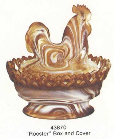 Animals & Figurines #158 Atterbury Rooster Box with Lid