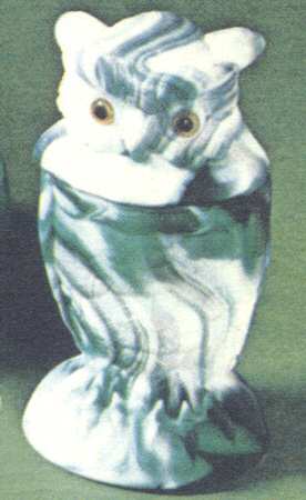Animals & Figurines #800 Owl Jar & Lid