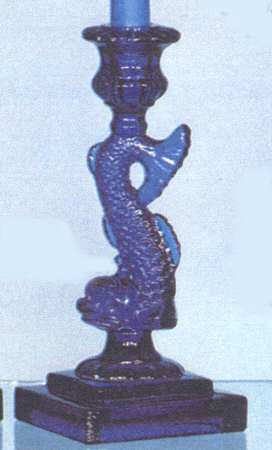 Animals & Figurines #90 9" Dolphin Candlestick