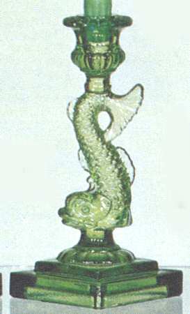 Animals & Figurines #90 9" Dolphin Candlestick