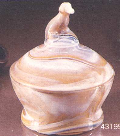 Animals & Figurines #822 Dog Candy Box with Lid