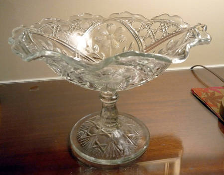 168 Round Compote (Height X Width)