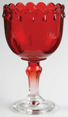 Teardrop Ruby Flashed Planter