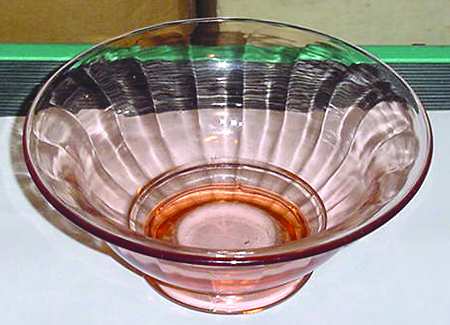 Wide Panel Pink by Imperial Glass-Ohio