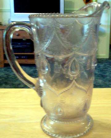 Teardrop & Tassel Clear Pitcher
