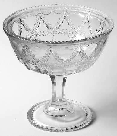 Teardrop &amp; Tassel Clear by Indiana Glass