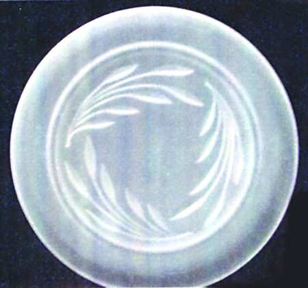 1008 Frosted Luncheon Plate