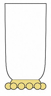 Candlewick Flask Brown (400-19) by Imperial Glass-Ohio