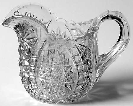 Oval Star Clear Child's Creamer