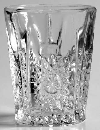 Oval Star Clear by Indiana Glass