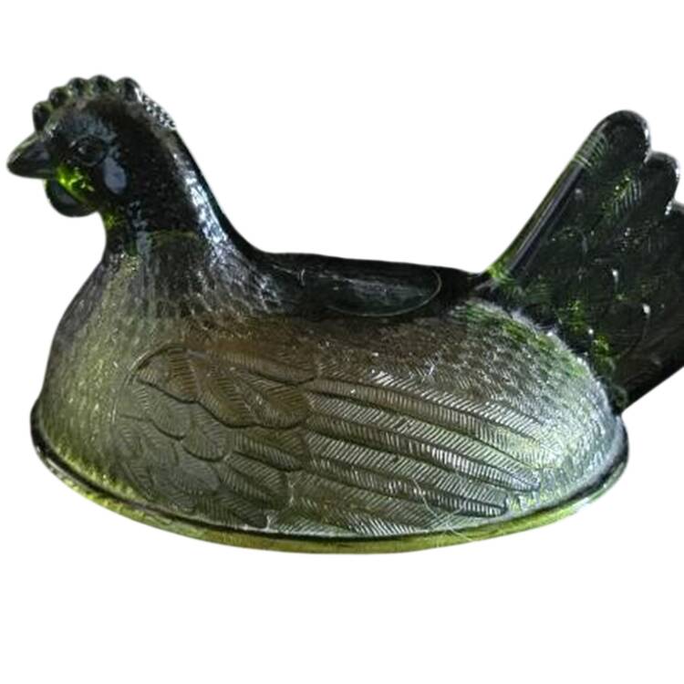Indiana Animals & Figurines Green Pastel Hen on Nest,Lid Only