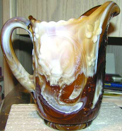 Windmill Carmel Slag by Imperial Glass-Ohio