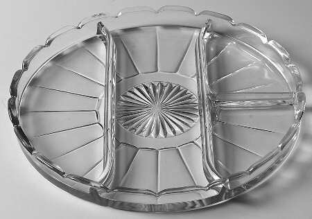 272 Clear 10" Round 4 Part Relish