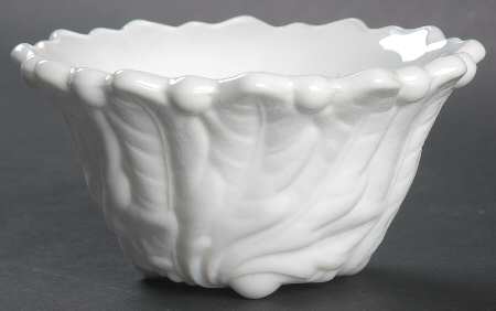 Wild Rose Milk Glass Fruit Cocktail