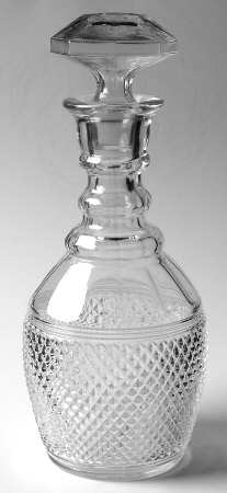 Mt. Vernon Clear (Crosshatch Bowl) by Imperial Glass-Ohio