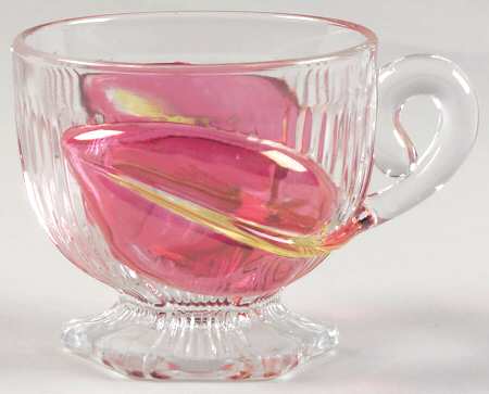 1009 Ruby and Yellow Flash by Indiana Glass