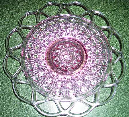 Laced Edge Rose Pink 7" Salad Plate