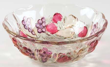 Garland Flashed Purple Grapes 6" Round Bowl