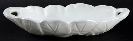 Lily Pons Milkglass 9" Oval Celery