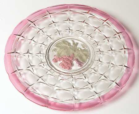 Constellation Grape Cranberry Flash by Indiana Glass